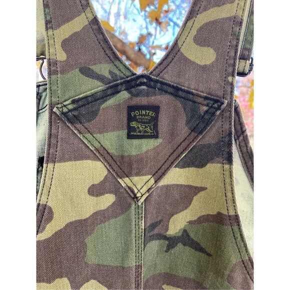 Camo Pointer Vintage Hiphop distressed Camouflage Overalls Pointer Brand Overval - Picture 10 of 13